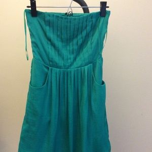 Summer strapless Mango dress (size: s)